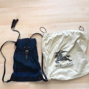 Burberry canvas children’s backpack